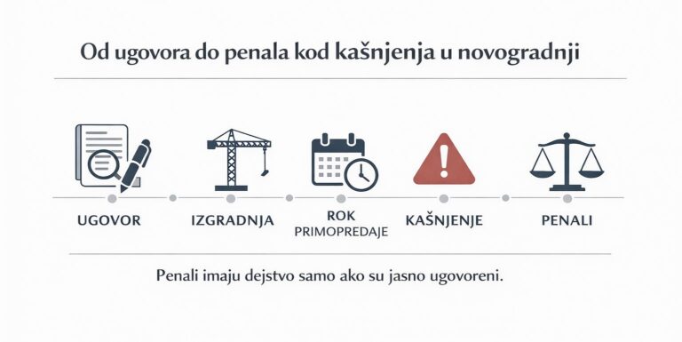 Proces kupovine stana u novogradnji od ugovora do penala za kašnjenje - rok primopredaje i pravna zaštita kupca